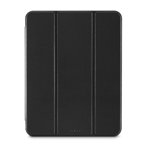 Hama Tablet-Hülle für Apple iPad Air 11" (25/24)/10.9" (22/20), (kratzfest, robust, stoßfester Schutzrahmen, Tablet-Ständer 2 Stufen iPad-Case, Stifthalter, Kamera-/Displayschutz) durchsichtig/schwarz von Hama