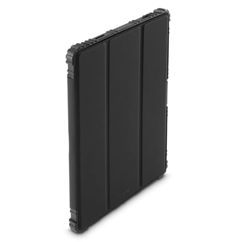 Hama Tablet Outdoor Hülle für Samsung Galaxy Tab A9+ 11 Zoll (stoßfestes Outdoor Tablet Case mit Ständer, Tablet Schutzhülle robust m. Kantenschutz, Stiftfach, magnetisch, Cover 100% recycelt) schwarz von Hama