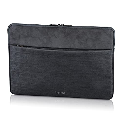 Hama Tasche für Tablet und Notebook bis 13.3 Zoll (Tablettasche, Laptoptasche für Notebook, Tablet, iPad, iPad Pro, MacBook, Surface bis 13,3 Zoll, Hülle, Case, Laptophülle, Sleeve) grau von Hama