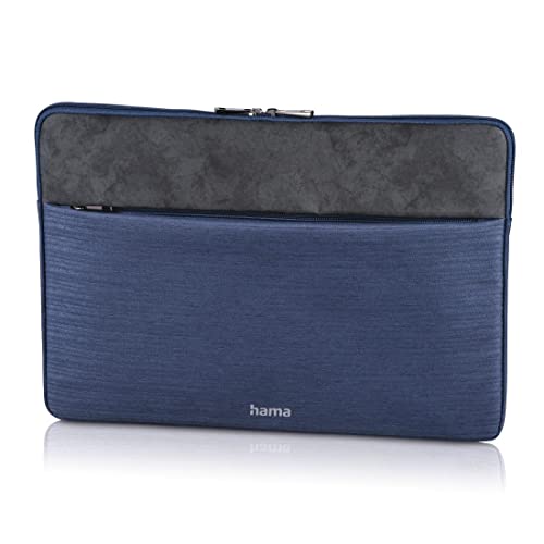 Hama Tasche für Tablet und Notebook bis 14.1 Zoll (Tablettasche, Laptoptasche für Notebook, Tablet, MacBook, Surface bis 14,1 Zoll, Hülle, Case, Laptophülle, Sleeve) blau von Hama