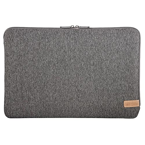 Hama Tasche für Tablet und Notebook bis 14.1 Zoll (Tablettasche, Laptoptasche für Notebook, Tablet, MacBook, Surface bis 14,1 Zoll, Hülle, Case, Laptophülle, Sleeve) grau von Hama