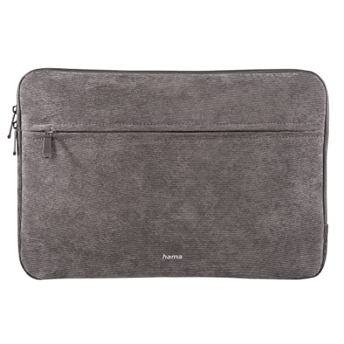 Hama Tasche für Tablets und Notebooks 13,3-14,1 Zoll (Tablettasche, Laptoptasche für Notebook, Tablet, MacBook, Surface bis 14,1'' (36 cm), Hülle, Case, Laptophülle, Sleeve) Grau von Hama