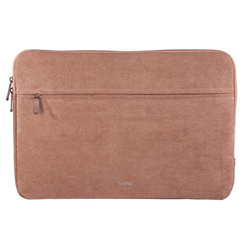 Hama Tasche für Tablets und Notebooks 13,3-14,1 Zoll (Tablettasche, Laptoptasche für Notebook, Tablet, MacBook, Surface bis 14,1'' (36 cm), Hülle, Case, Laptophülle, Sleeve) Pfirsich von Hama