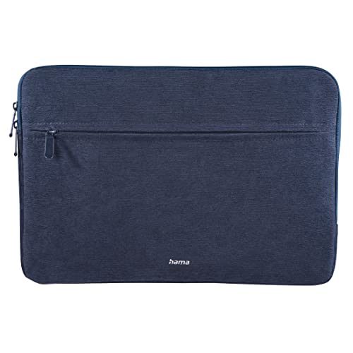 Hama Tasche für Tablets und Notebooks bis 15,6 Zoll (Tablettasche, Laptoptasche für Notebook, Tablet, MacBook, Surface bis 15,6'' (40 cm), Hülle, Case, Laptophülle, Sleeve) Dunkelblau von Hama