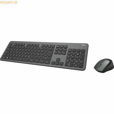 Hama Tastatur-Maus-Set KMW-700 00182677 anthrazit/schwarz Hama Tastatur-Maus-Set KMW-700 00182677 anthrazit/schwarz von Hama