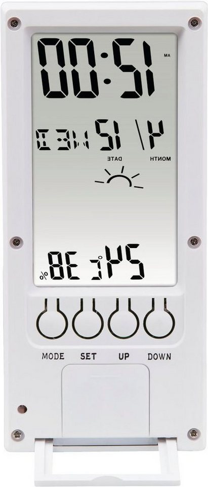 Hama Thermometer/Hygrometer "TH-140", mit Wetterindikator Innenwetterstation von Hama