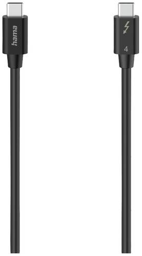 Hama Thunderbolt Anschlusskabel Thunderbolt™ (USB-C®) Stecker, Thunderbolt™ (USB-C®) Stecker 0 von Hama