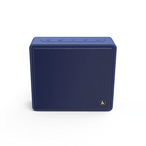 Hama Tragbarer Bluetooth Lautsprecher mit Micro-SD-Kartenslot (kabellose Box zur Musik-Wiedergabe über Smartphone/Tablet, MP3-Wiedergabe, Freisprechfunktion, AUX) Mobile Speaker Box blau von Hama
