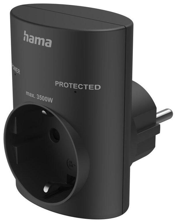 Hama Überspannungsschutzadapter schwarz von Hama