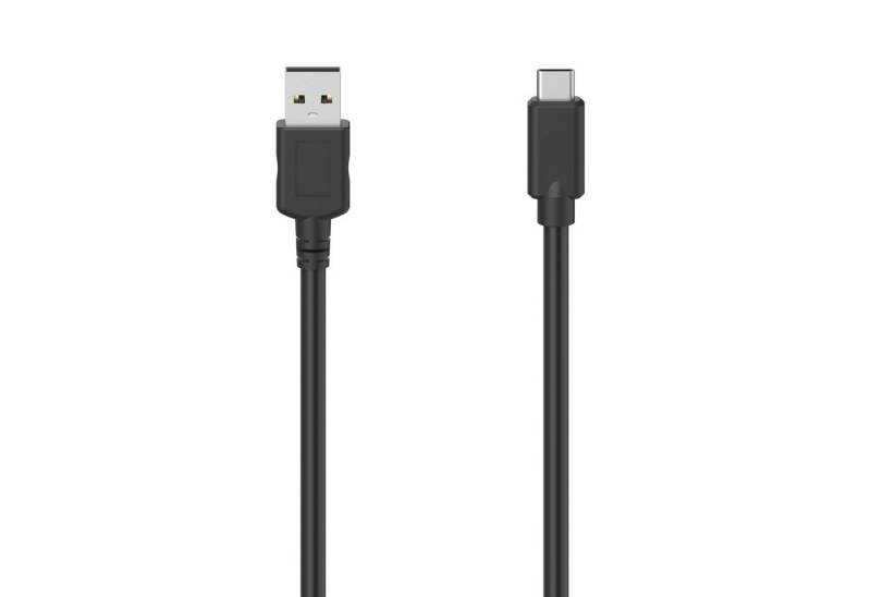 Hama USB-A-Stecker - USB-C-Stecker, USB 2.0, 480 Mbit/s USB-Kabel, (150 cm) von Hama