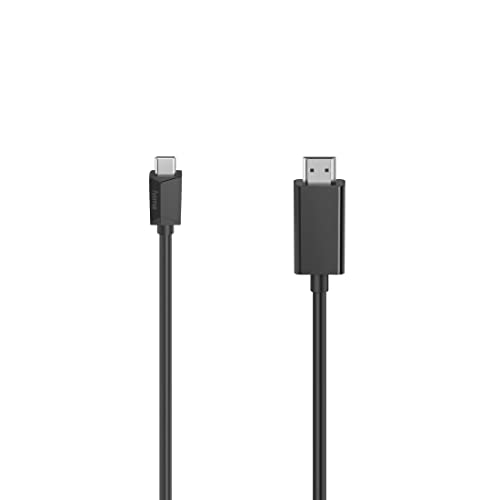 Hama USB-C® Adapterkabel USB-C® Stecker, HDMI-A Stecker 1.5m Schwarz 00200718 USB-C®-Displaykabel von Hama