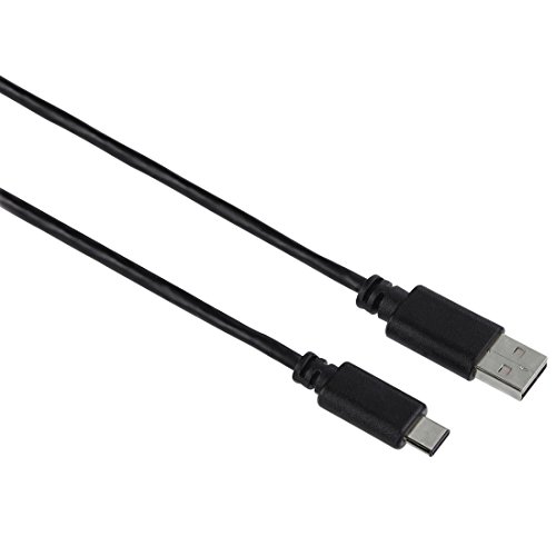 Hama USB C Adapterkabel (USB Type C Stecker auf USB 2.0 A Stecker) 1 m Kabel, schwarz von Hama