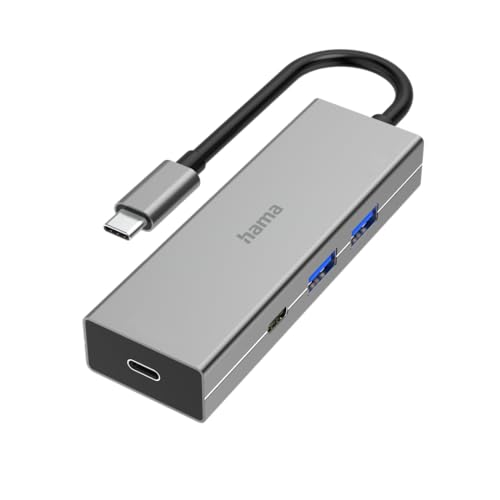 Hama USB-C-Hub, 4 Ports, 2X USB-A, 2X USB-C, USB 3.2 Gen1, 5 Gbit/s von Hama