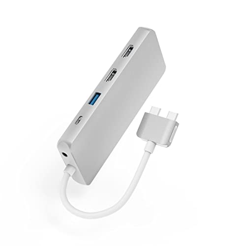 Hama USB C Hub 12 Ports Dockingstation für Apple MacBook Pro/Air (2x HDMI, 1x VGA, 4x USB-A, 1x USB-C PD, 1x Gigabit Ethernet, 2x Kartenleser, 1x Audio Port, USB C Adapter 12in2 für Büro, Homeoffice) von Hama