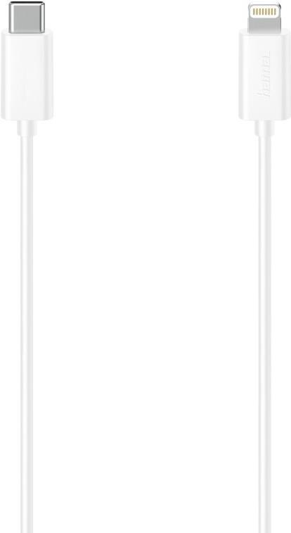 Hama USB-C-Kabel für Apple iPhone/iPad mit Lightning Connector, USB 2.0, 1,50 m (00200645) von Hama