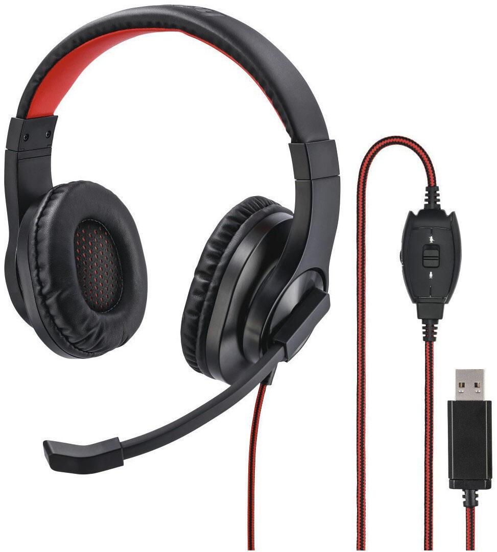 Hama USB-Headset HS-USB400 schwarz Hama USB-Headset HS-USB400 schwarz von Hama