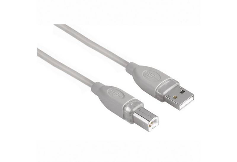 Hama USB-Kabel Anschlusskabel USB 2.0 5m USB-Kabel, USB Typ A,USB Typ A, Keine (500 cm), USB 2.0 PC Notebook Maus Tastatur Drucker Scanner Webcam Festplatte von Hama
