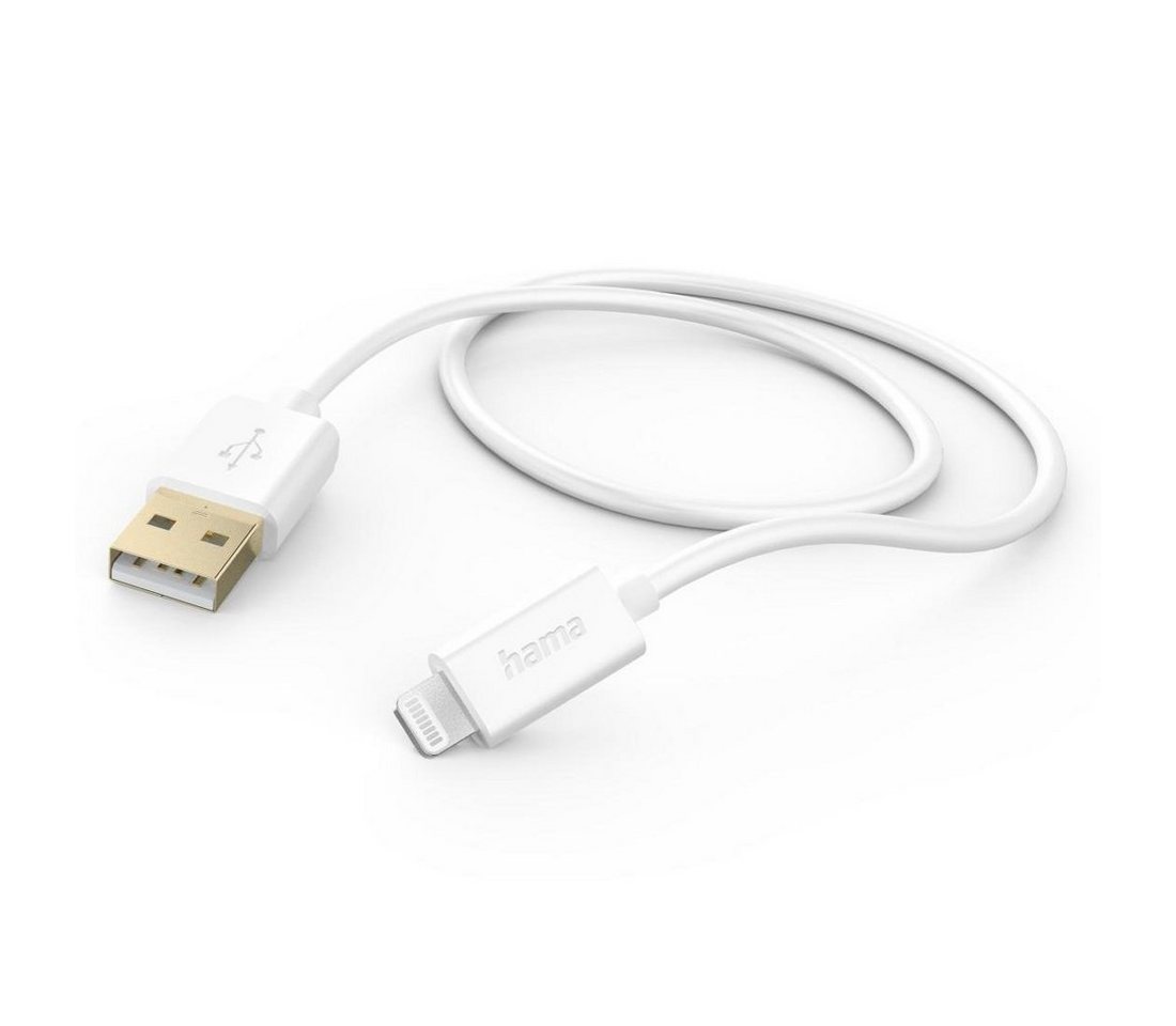 Hama USB-Kabel Ladekabel, USB-A - Lightning, 1,5 m, Weiß USB-Kabel Hama USB-Kabel Ladekabel, USB-A - Lightning, 1,5 m, Weiß USB-Kabel von Hama