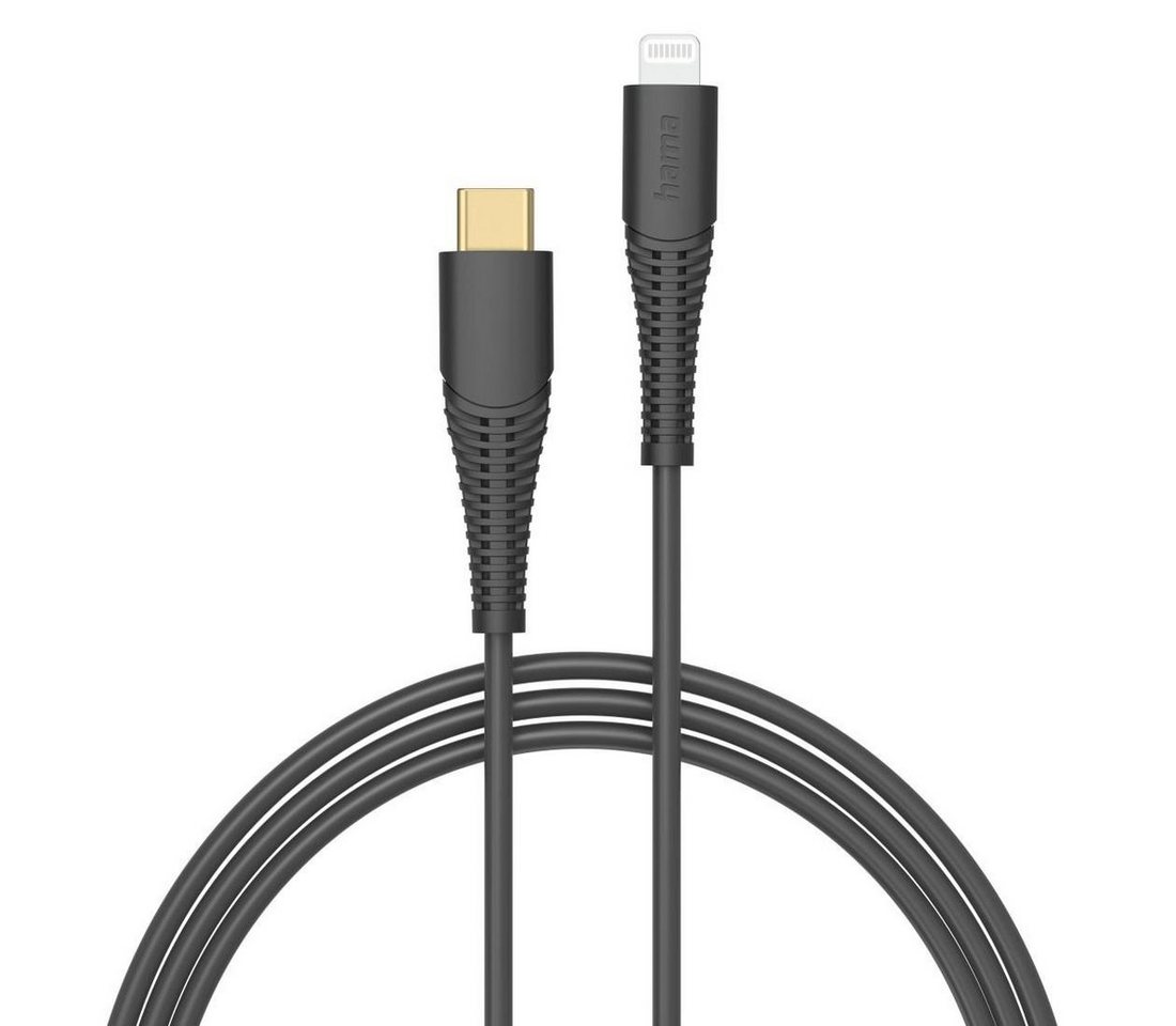 Hama USB-Kabel Ladekabel, USB-C - Lightning, 1,5 m, Schwarz USB-Kabel Hama USB-Kabel Ladekabel, USB-C - Lightning, 1,5 m, Schwarz USB-Kabel von Hama