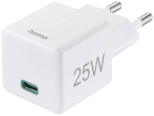 Hama USB-Ladegerät 25W Innenbereich, Steckdose Ausgangsstrom (max.) 3000mA Anzahl Ausgänge: 1 x US von Hama