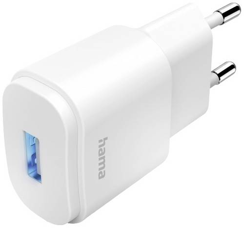 Hama USB-Ladegerät 6W Innenbereich, Steckdose Ausgangsstrom (max.) 1200mA Anzahl Ausgänge: 1 x USB-A von Hama