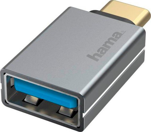 Hama USB OTG Adapter, USB-C Stecker, 3.2 Generation, 1,5 Gbit/s USB-Adapter USB-C zu USB 3.1 Gen 1 von Hama