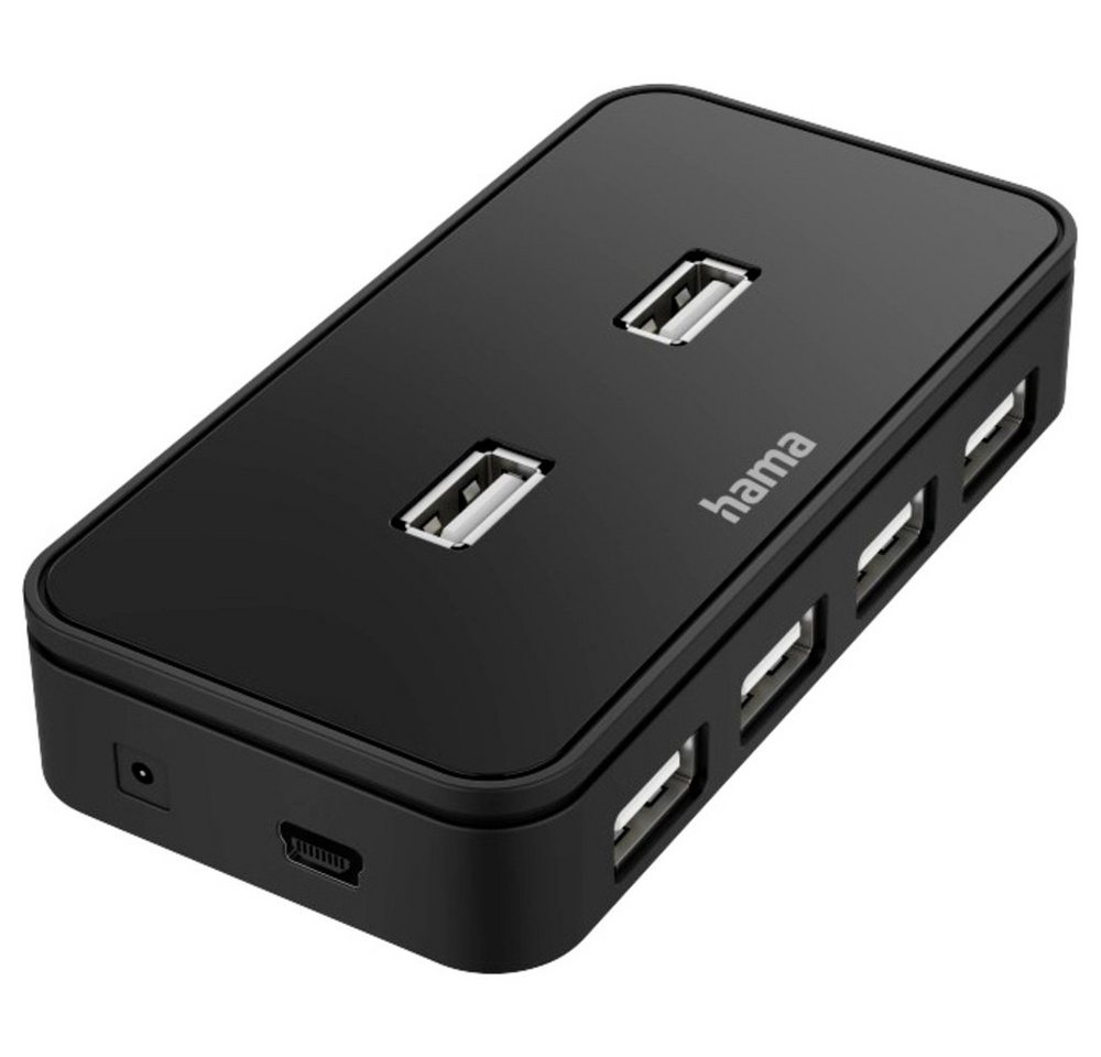 Hama USB-Verteiler Hama 7 Port USB 2.0-Hub Schwarz Hama USB-Verteiler Hama 7 Port USB 2.0-Hub Schwarz von Hama