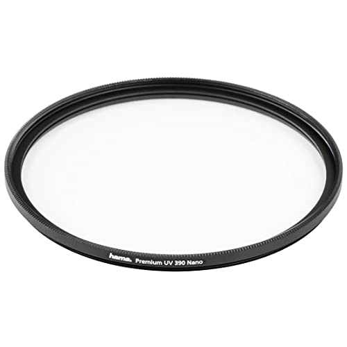 Hama UV Filter 55 mm Wide (Objektivfilter, Schutzfilter mit NMC16 Beschichtung, Foto UV-Filter, ultra dünn, Kamera Filter mit Nano Beschichtung, inklusive Filterbox) von Hama