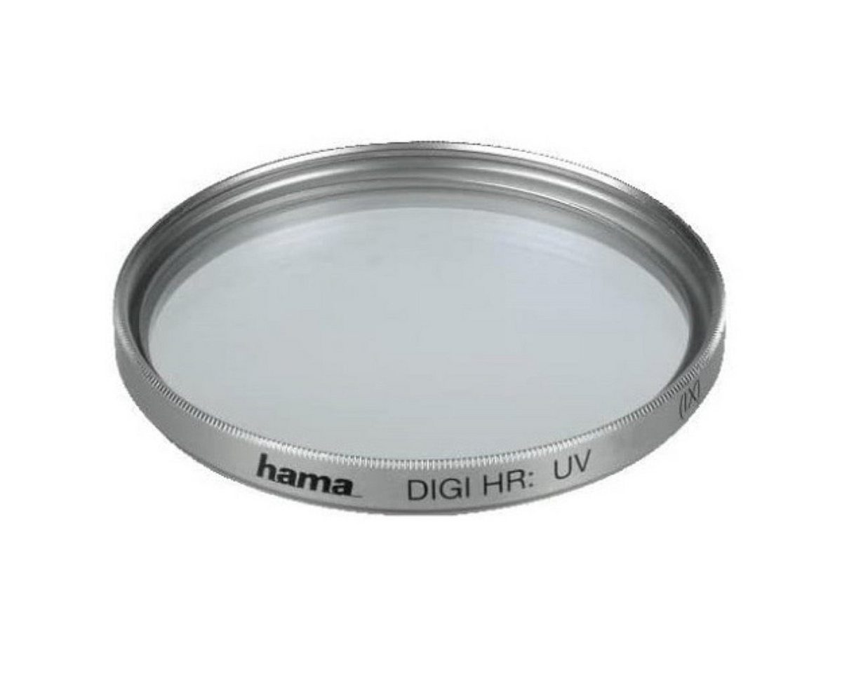 Hama UV-Filter 55mm Digital High Resolution Silber Objektivzubehör (Speer-Filter UV-Filter Kamera Objektiv DSLR SLR Systemkamera Camcorder) von Hama
