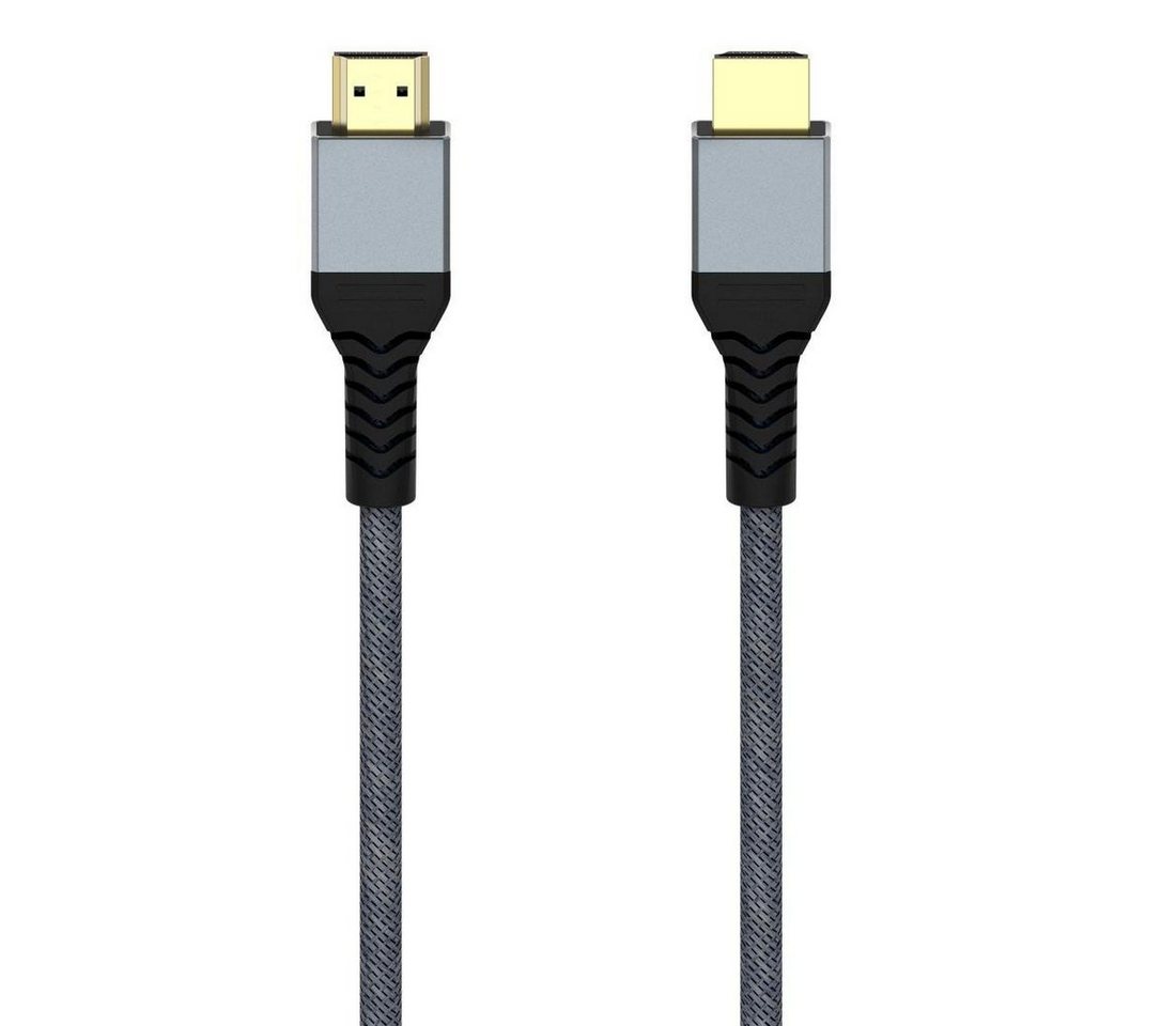 Hama Ultra High Speed HDMI™-Kabel Stecker-Stecker 8K Metall 2,0m HDMI-Kabel, HDMI, (200 cm) von Hama