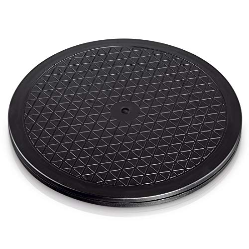Hama 49590 Universal S Monitor Drehteller, Schwarz, 25,5 cm x 2 cm von Hama
