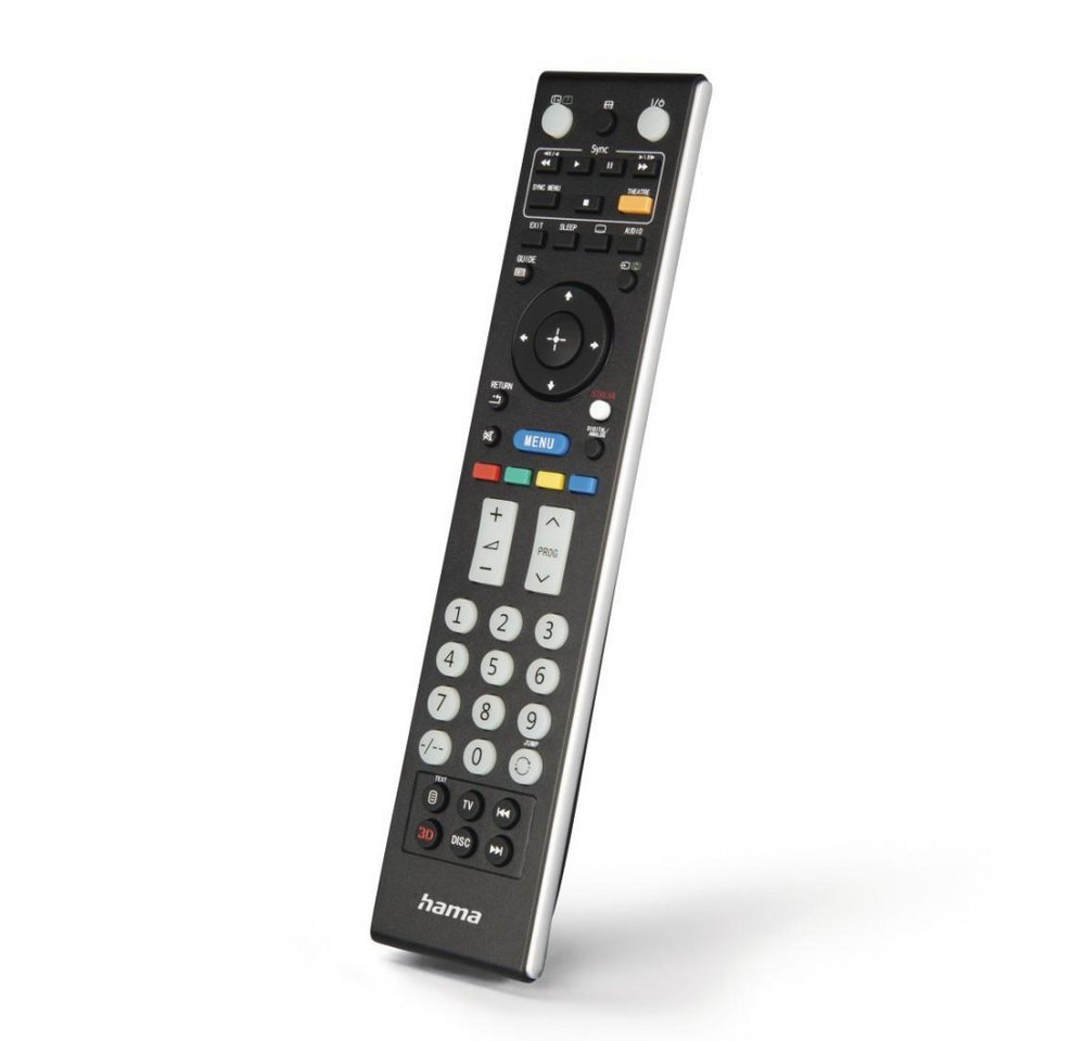 Hama Universal-Fernbedienung für Sony TVs, IR, lernfähig, leuchtende Fernbedienung Hama Universal-Fernbedienung für Sony TVs, IR, lernfähig, leuchtende Fernbedienung von Hama
