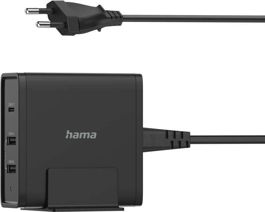 Hama Universal-USB-C-Ladestation, 3 Ports, Power Delivery (PD), 5-20V/65W (00200017) von Hama