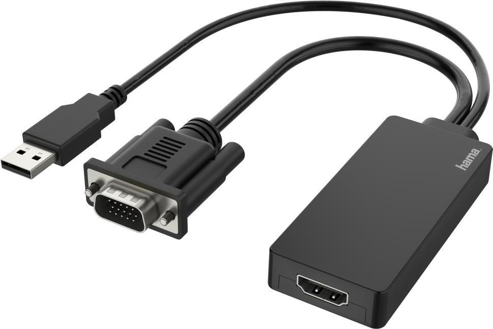 Hama VGA+USB-Adapter auf HDMI, Full-HD 1080p (00200342) von Hama