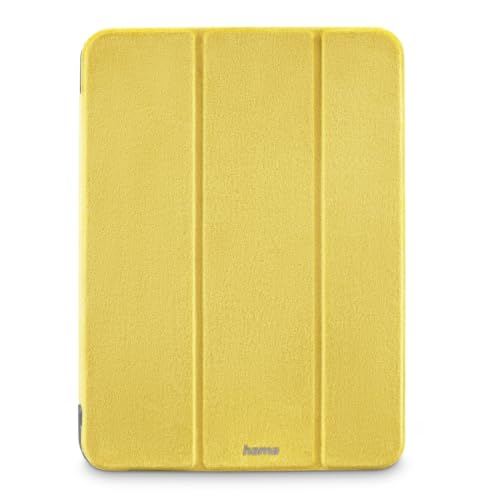 Hama Velvet Bookcase Passend für Apple-Modell: iPad 10.9 (10. Generation) Gelb von Hama