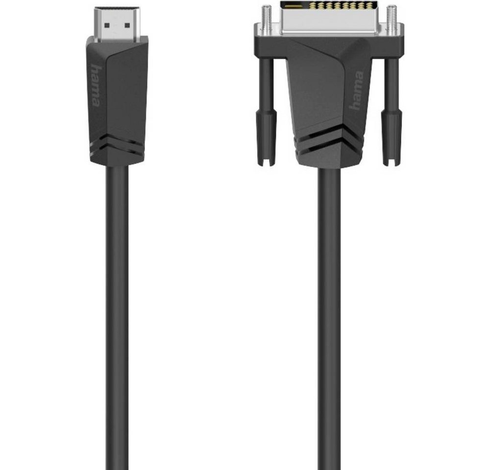 Hama Verbindungskabel, HDMI™-Stecker - DVI/D-Stecker, HDMI-Kabel von Hama