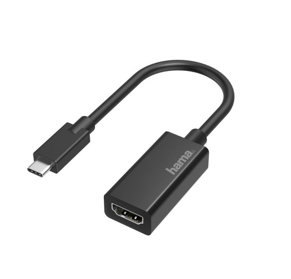 Hama Video-Adapter, USB-C-Stecker - HDMI™-Buchse, Ultra-HD 4K (00205160) Adapter von Hama