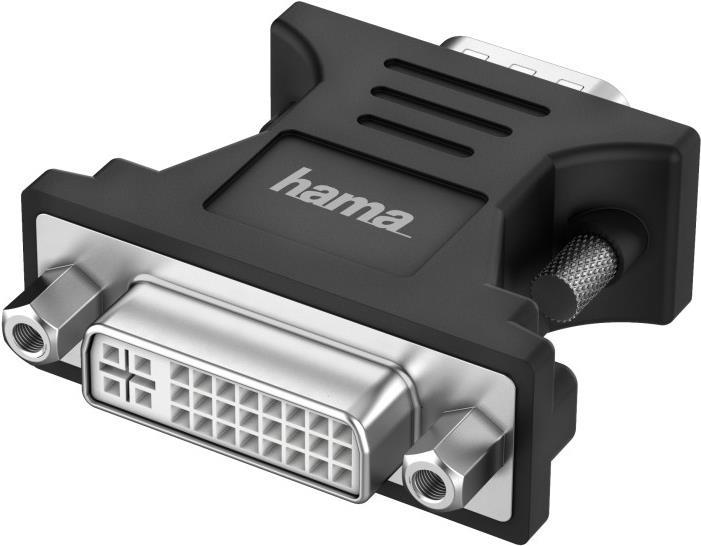 Hama Video-Adapter, VGA-Stecker - DVI-Buchse, Full-HD 1080p (00200341) von Hama