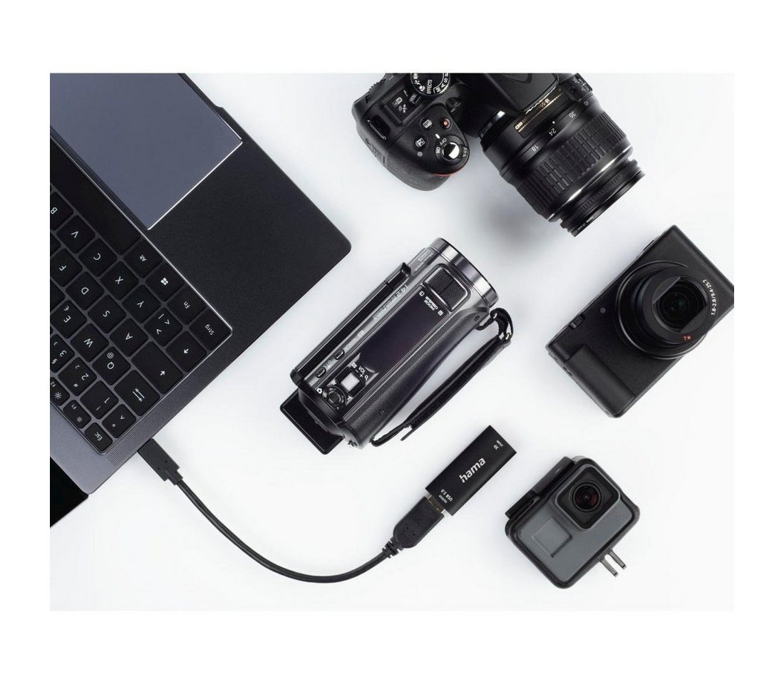 Hama Video-Aufnahme-Stick, USB-Stecker - HDMI™-Buchse, 4K Video-Converter Video-Adapter USB Typ A zu HDMI von Hama
