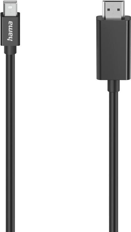 Hama Video-Kabel, Mini-DP-Stecker - HDMI-Stecker, Ultra-HD 4K, 1,50 m (00200711) von Hama