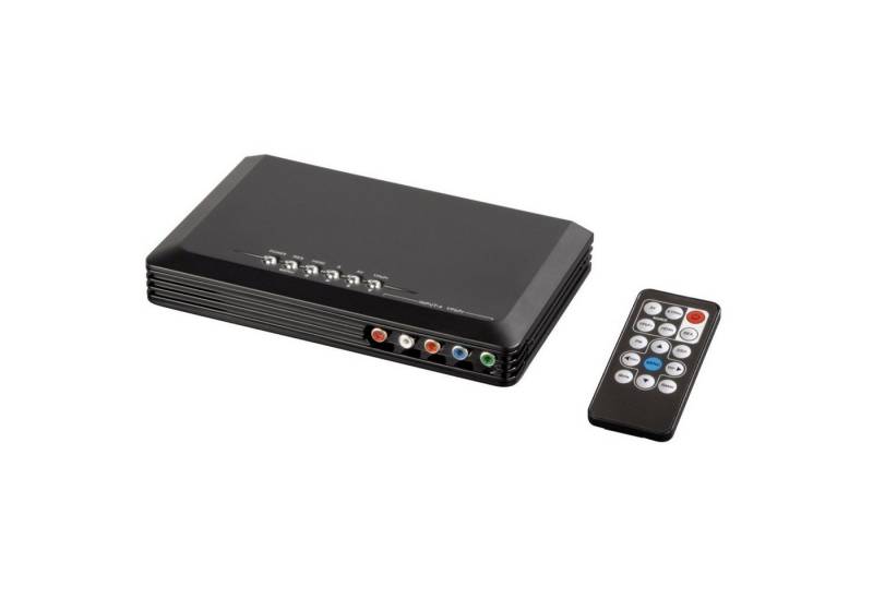 Hama Video Konverter 4in1 Skalierer HDMI Adapter Video-Adapter Kein zu HDMI, S-Video, YUV Component, Composite, YUV Component S-Video Cinch Composite auf Full-HD 1080p skaliert von Hama