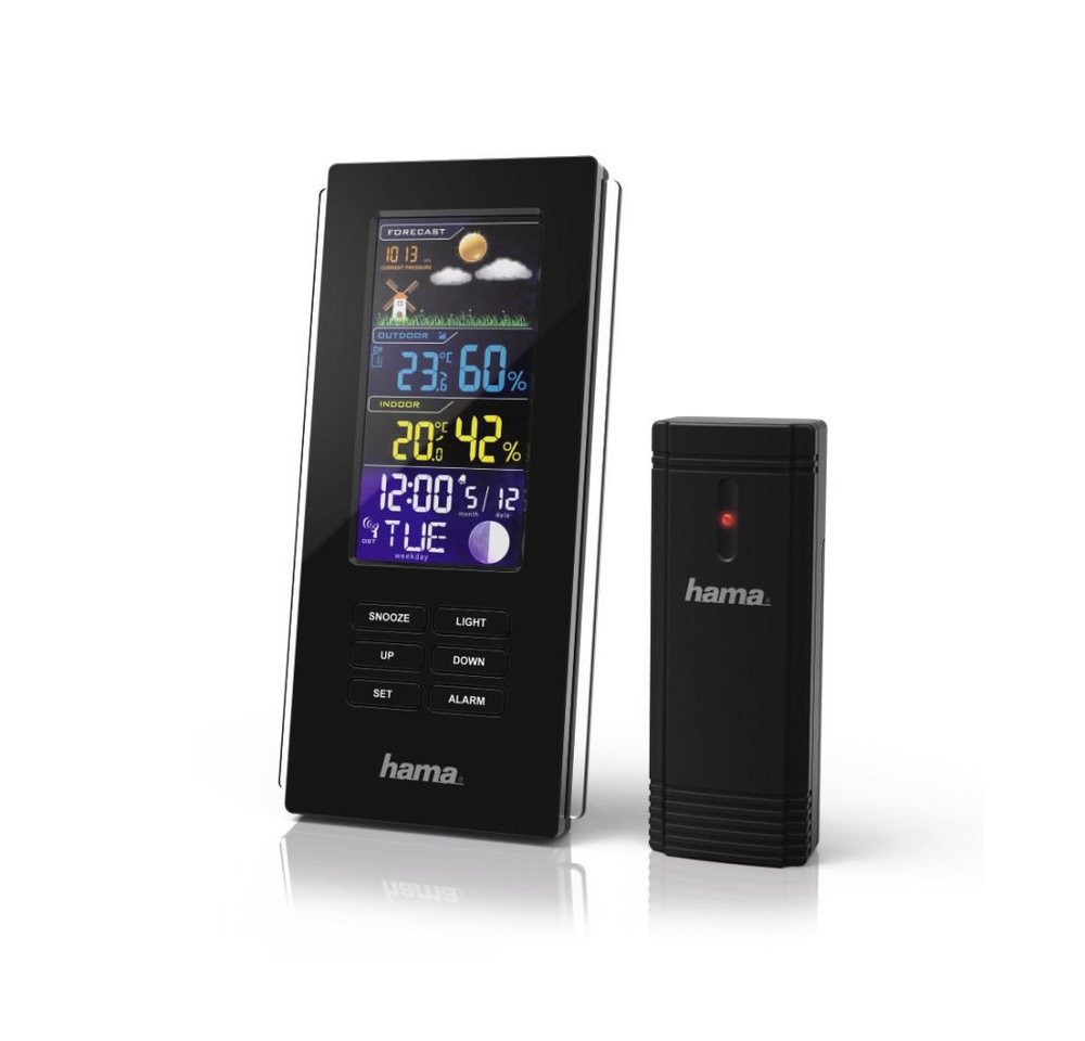 Hama Wetterstation "Color Edge" (00186312) Wetterstation von Hama