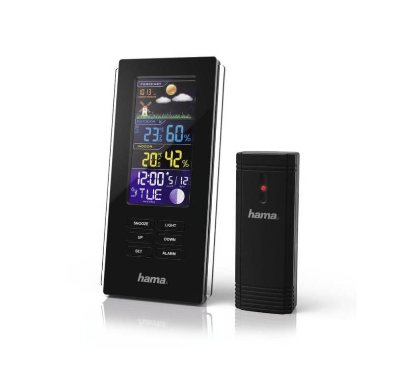 Hama Wetterstation "Color Edge" (00186312) Wetterstation von Hama