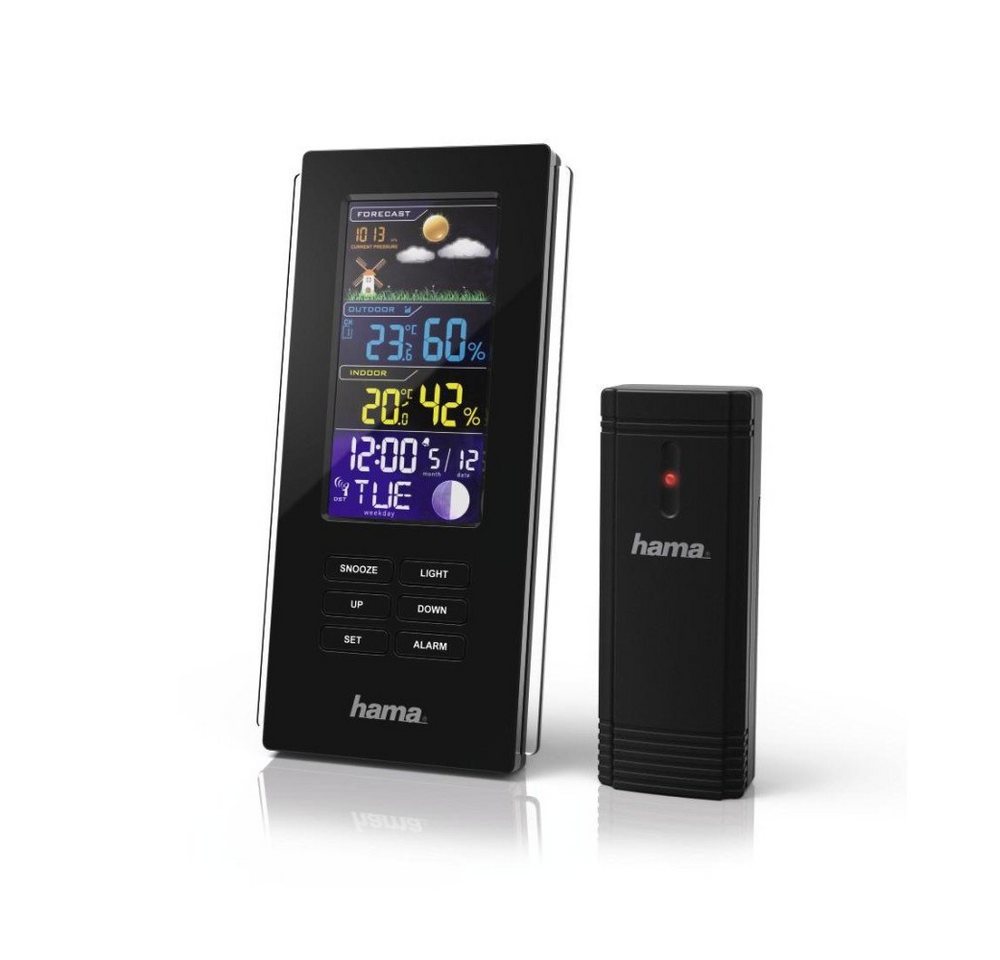 Hama Wetterstation "Color Edge" (00186312) Wetterstation von Hama