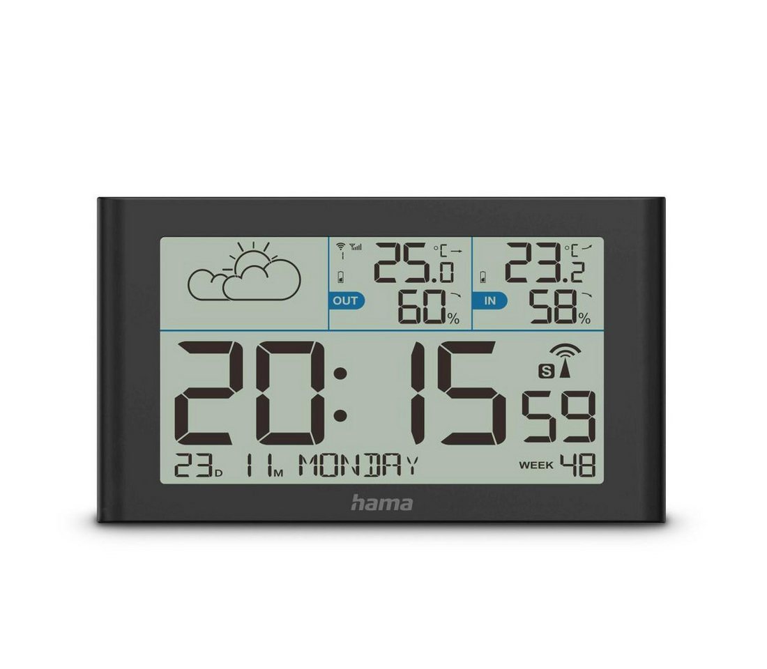 Hama Wetterstation "Sylt" mit Außensensor, Funk, Wecker, Schwarz - Otto Funkwetterstation Hama Wetterstation "Sylt" mit Außensensor, Funk, Wecker, Schwarz - Otto Funkwetterstation von Hama