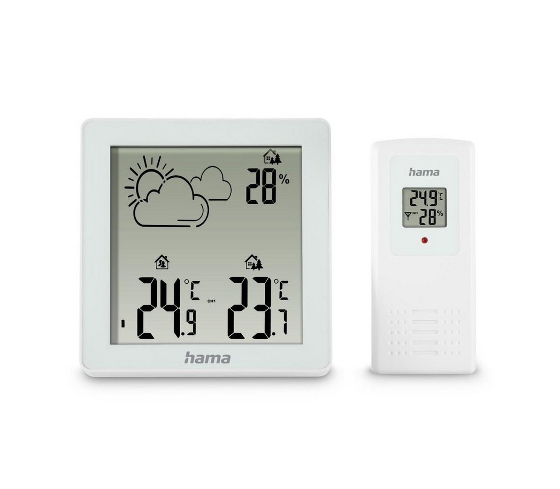 Hama Wetterstation "Zakynthos" Weiß Thermometer Hygrometer Außensensor Wetterstation Hama Wetterstation "Zakynthos" Weiß Thermometer Hygrometer Außensensor Wetterstation von Hama