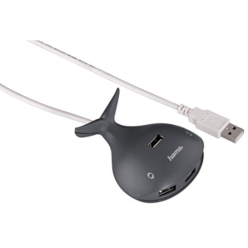Hama Whale USB 2.0 Hub Silber von Hama