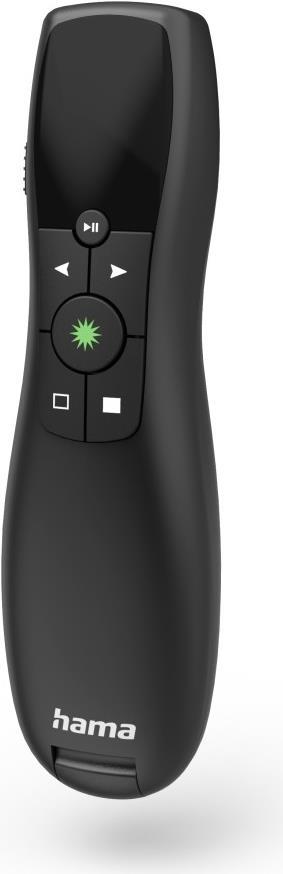 Hama Wireless-Laser-Presenter Greenlight-Pointer, 4in1, Laserfarbe Grün (00139918) von Hama