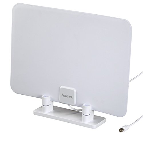 Hama Zimmer-/ Flach Antenne (in flachem Design, digital, passiv, geeignet für HD-TV/Radio DVB-T/DVB-T2) von Hama