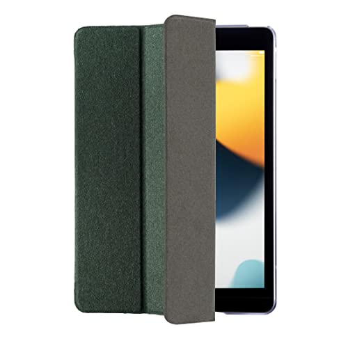 Hama iPad Hülle „Palermo“ für Apple iPad 10.2" 7., 8., 9. Generation (Schutzhülle mit Tablet-Stand zum Klappen, Tablet Tasche für Auto-Schlaf/Wach, transparente Rückseite) grün von Hama